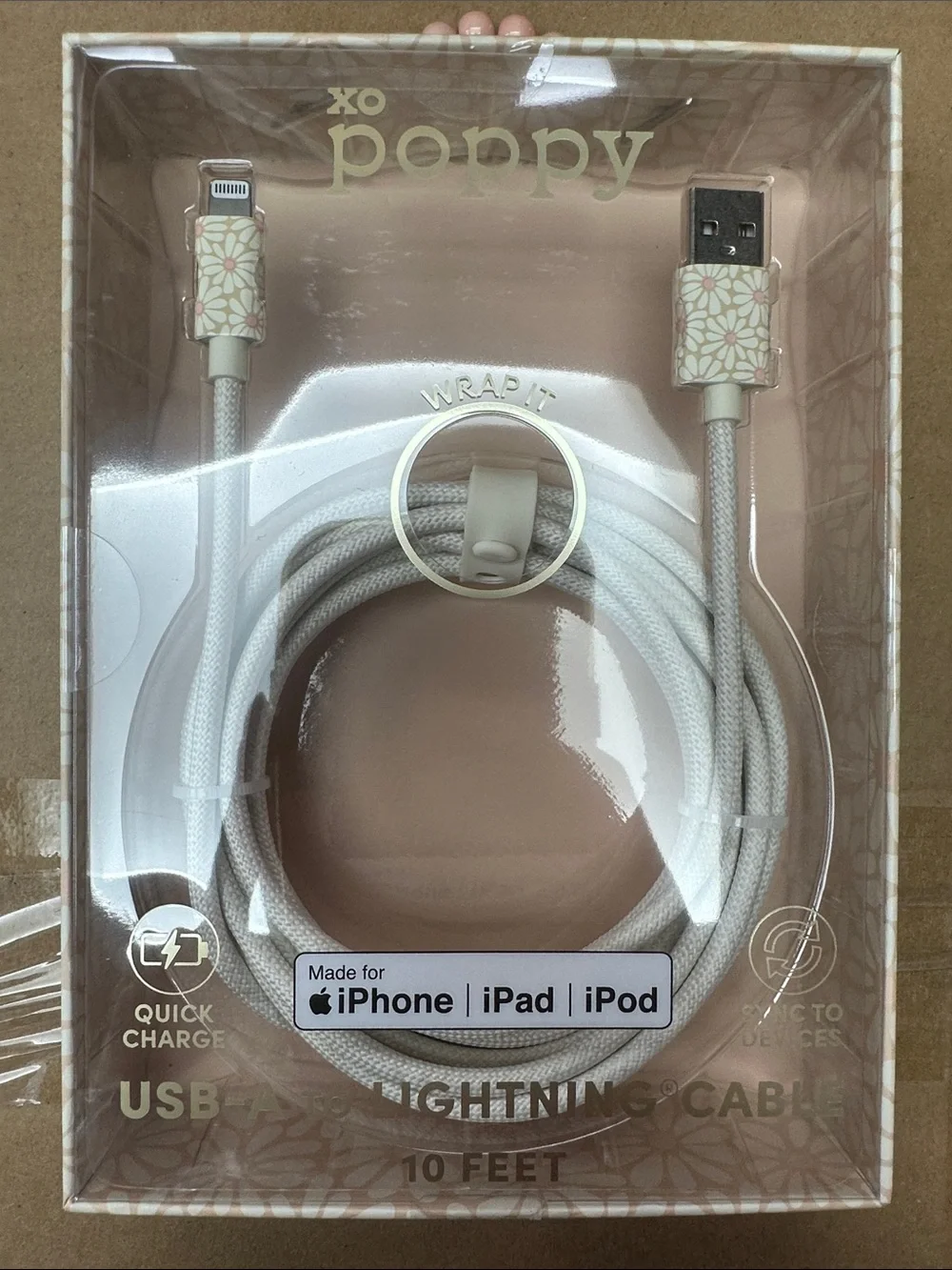 White Lightning USB-A Cable for iPhone iPad iPod